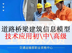 道路桥梁建筑信息模型技术应用初中高级证书